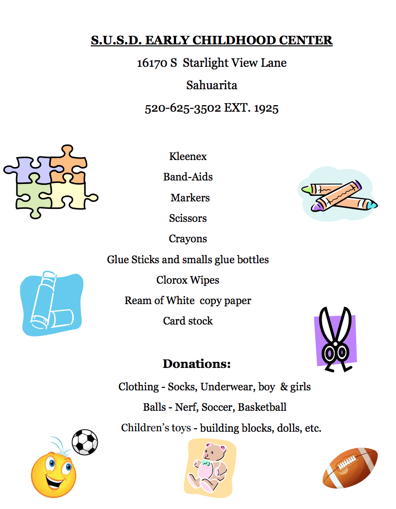 Sahuarita Unified School District ECC supply