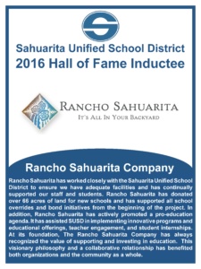 Rancho Sahuarita Hall of Fame Poster