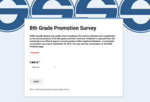 8th grade Promotion Survey