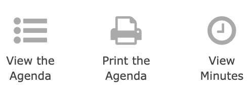 View the Agenda Print the Agenda View the Minutes