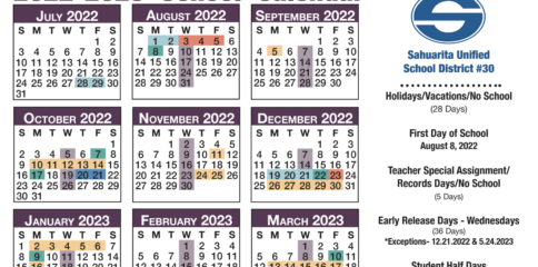 2022.2023 Calendar Board Approved