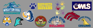 header with all school logos