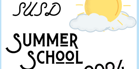 SUSD summer school flyer. Information on summer school. Information of cost.